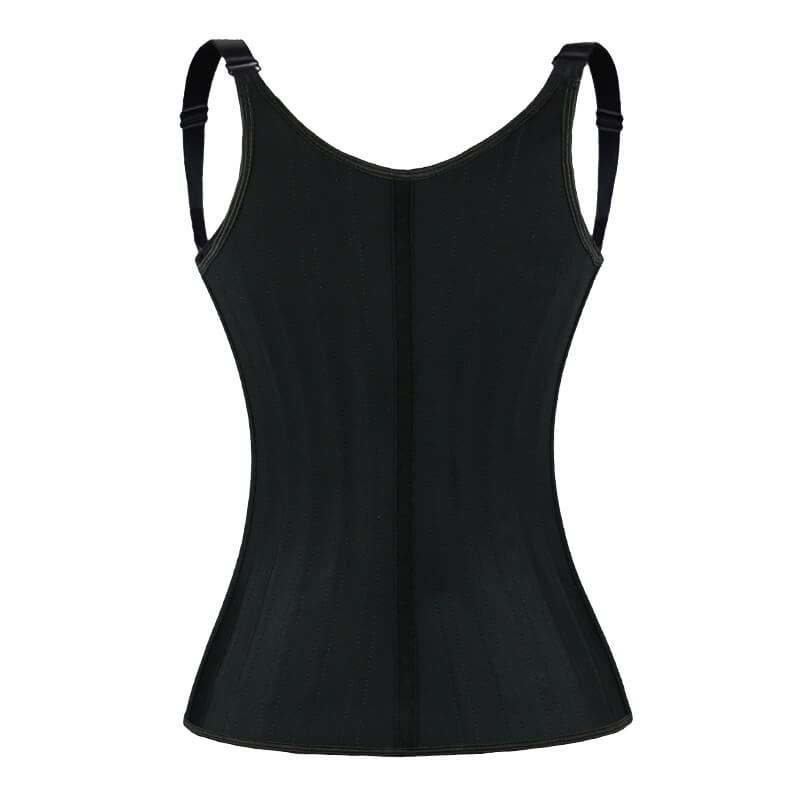 the back of Tourmaline 25 Bones Waist Trainer Vest