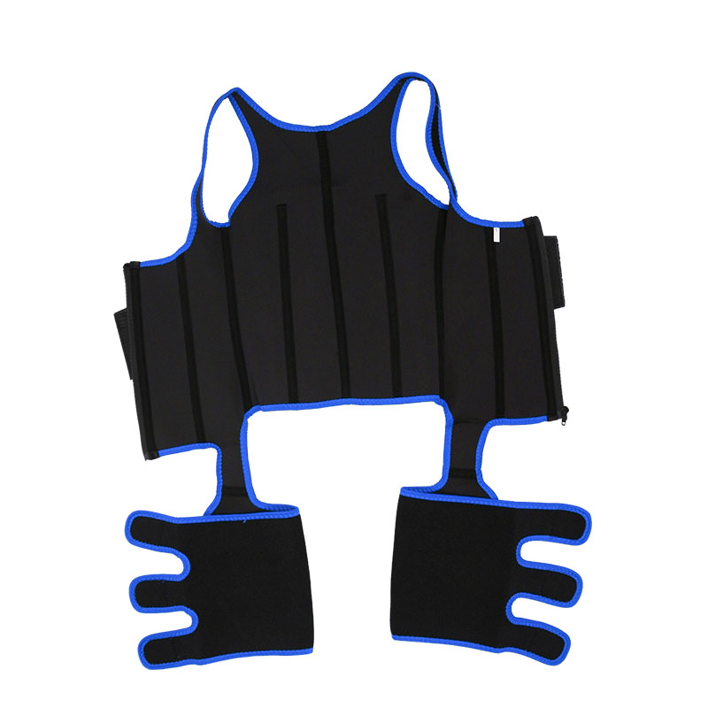 The inside of double elastic band waist trainer