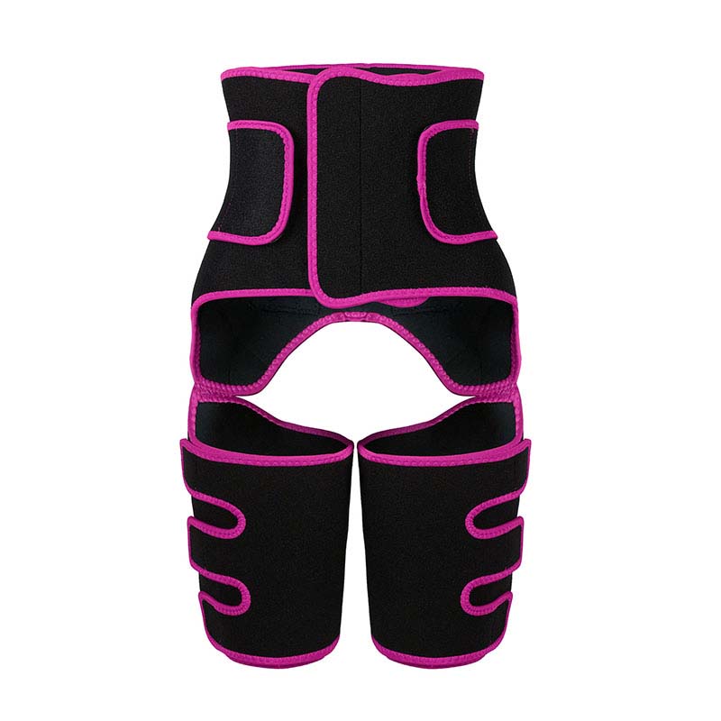 pink high waist trainer thigh body shaper