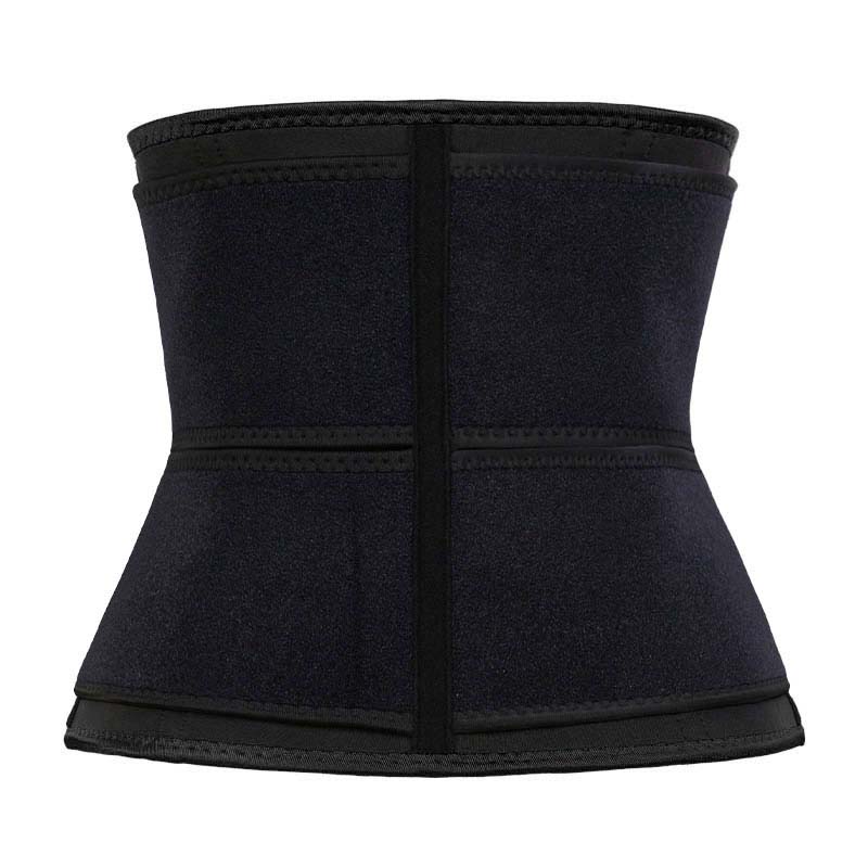 The back of 9-steel Bones Double Belt Waist Trainer