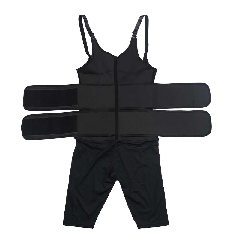Double Belts Full Body Waist Trimmer Shorts 4