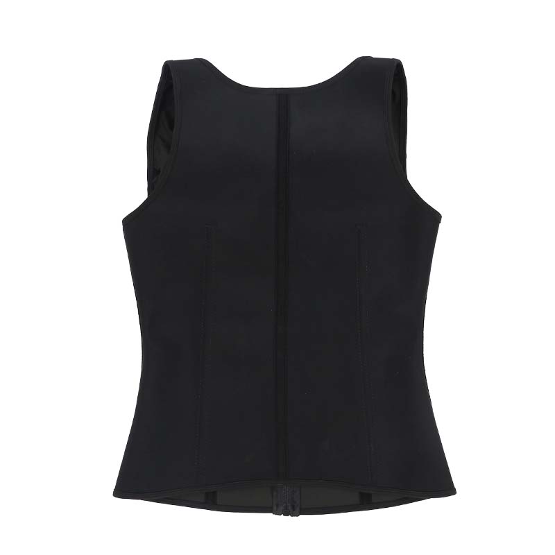 Three-layers Latex Zipper Corset 5