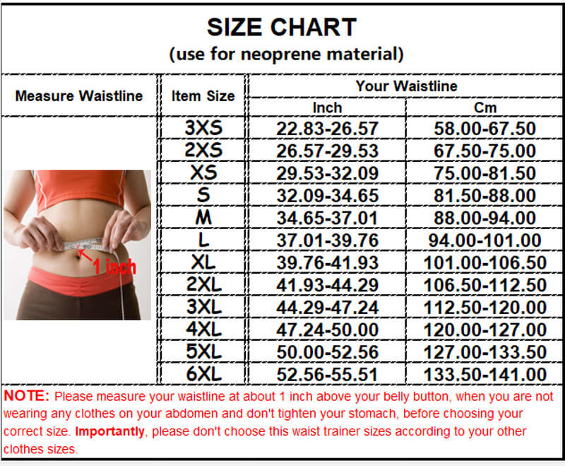 Full Body Waist Trimmer Shorts size