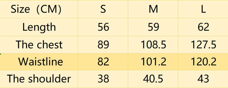 Elastic Band Waist Trainer Vest size