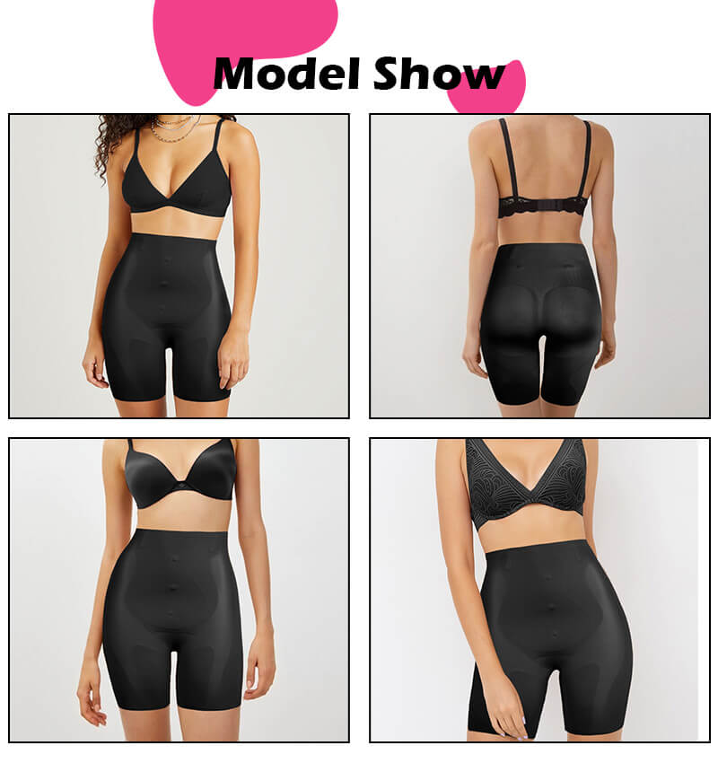 shapewear shorts with boning