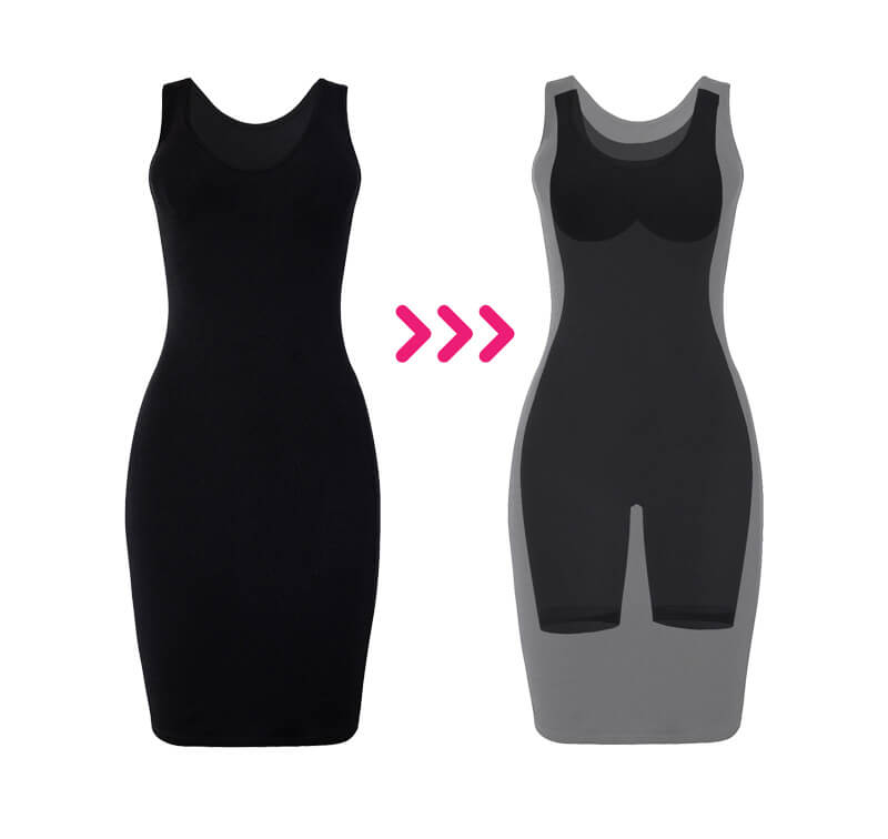 Built-In Shapewear Dress