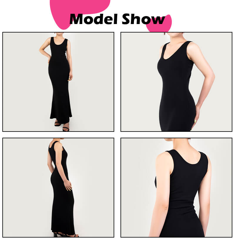 built in shapewear dress