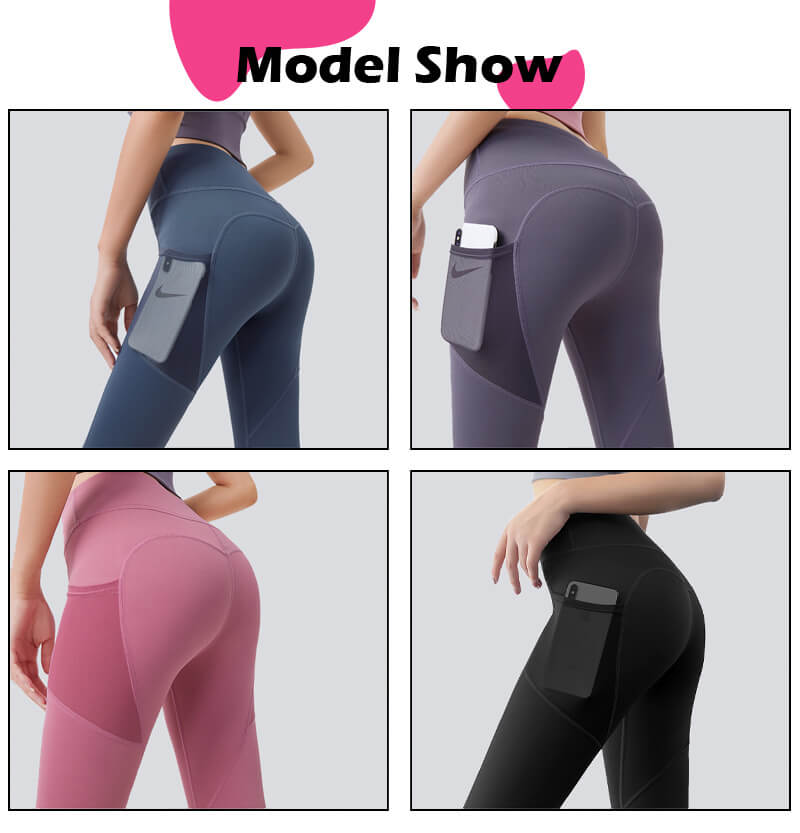 wholesale running Leggings Phone Pocket