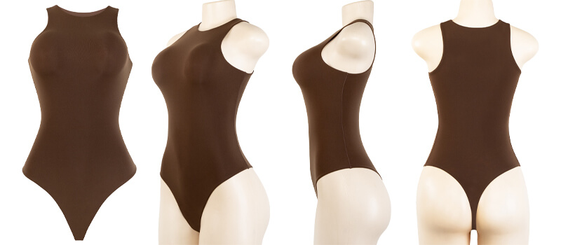 high neck body suit