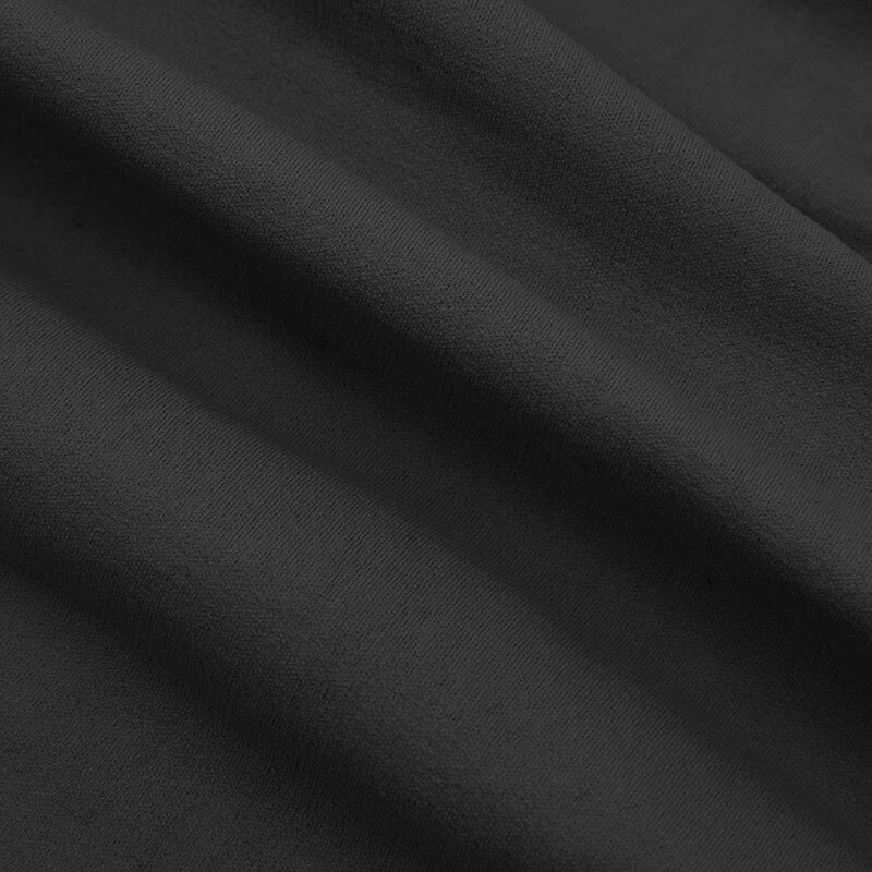 fabric details of black cami bodysuit