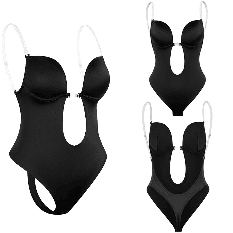 Deep Plunge Bodysuit by 3D view