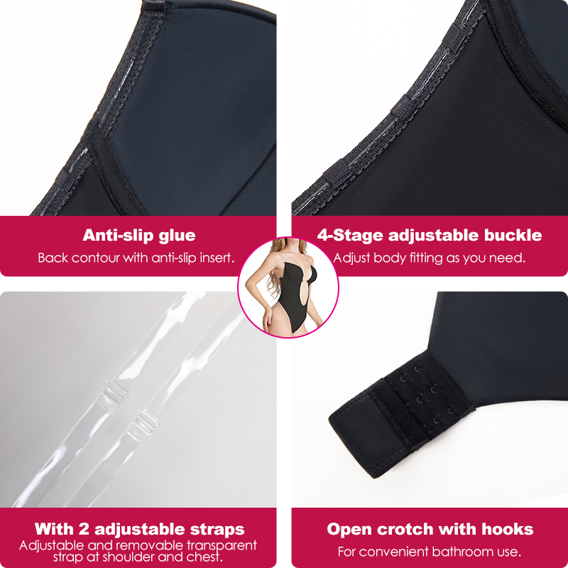 Deep Plunge Bodysuit by detail show