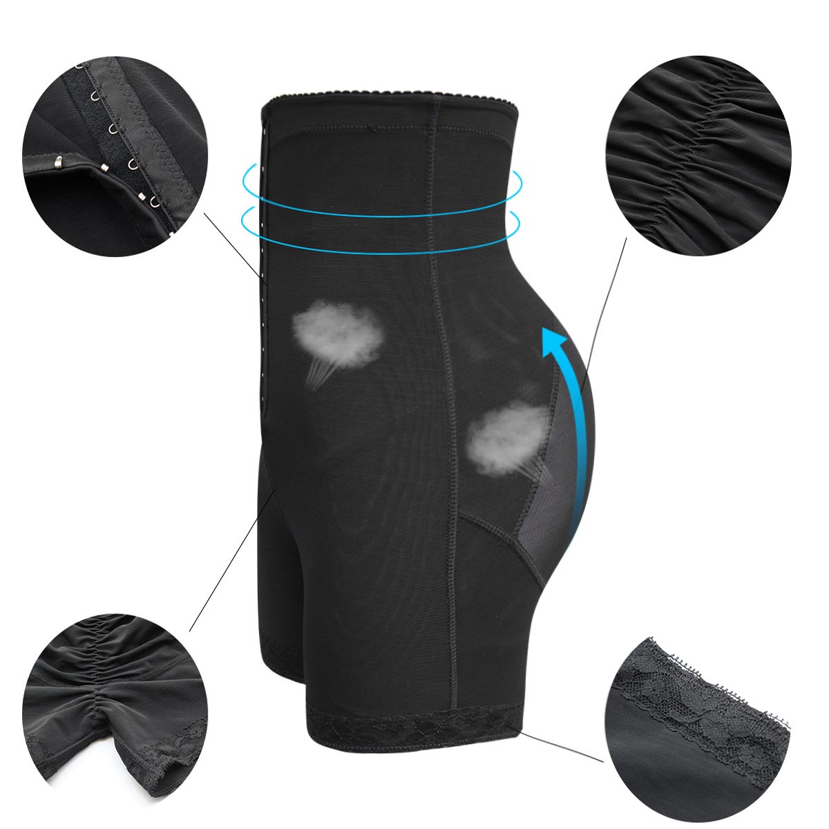 Tummy Control Butt Lift Shapewear Shaping Panties model show