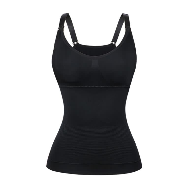 Black Postpartum Seamless Slimming Vest Shaper M2XL MH1639