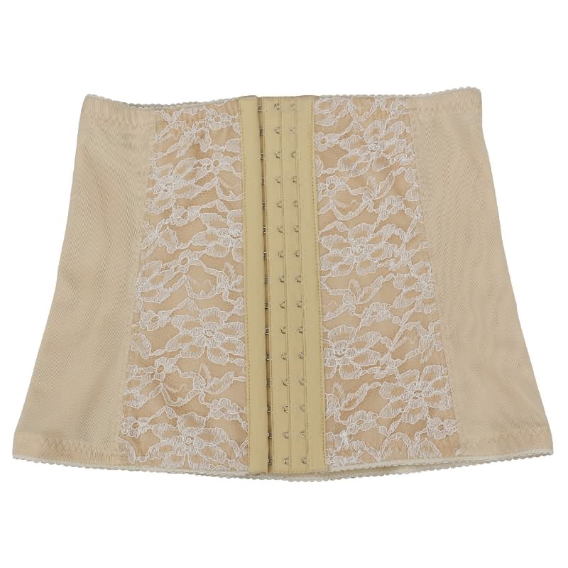 nude waist training corset