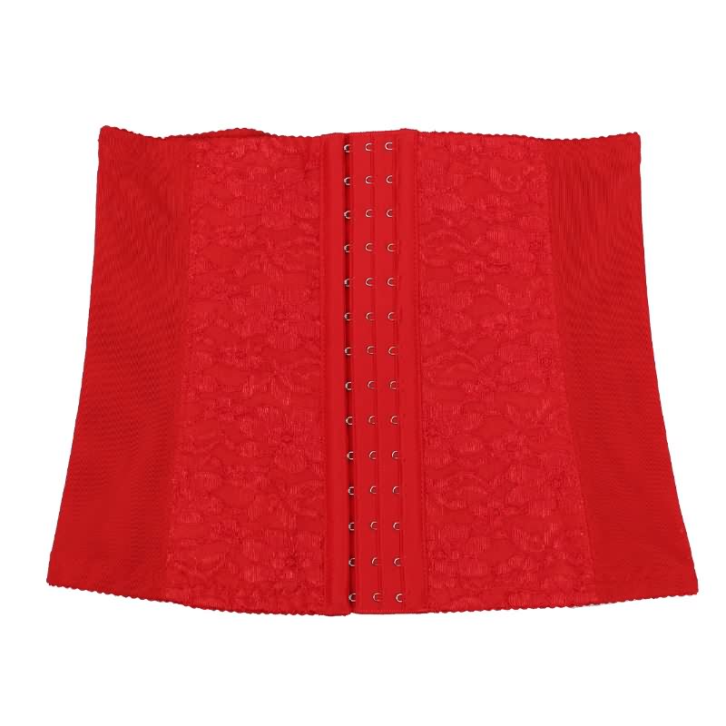 inside back of extreme corset waist training