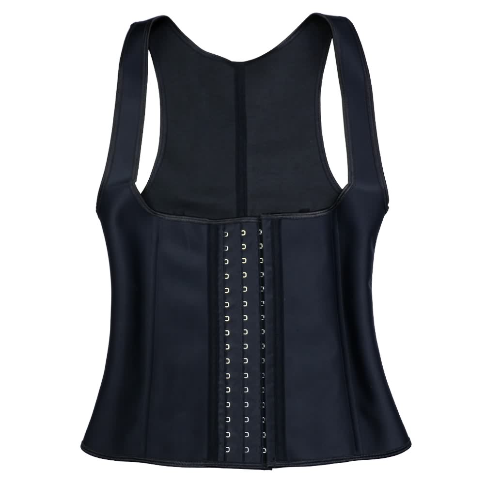 front of no belt workout latex waist cincher