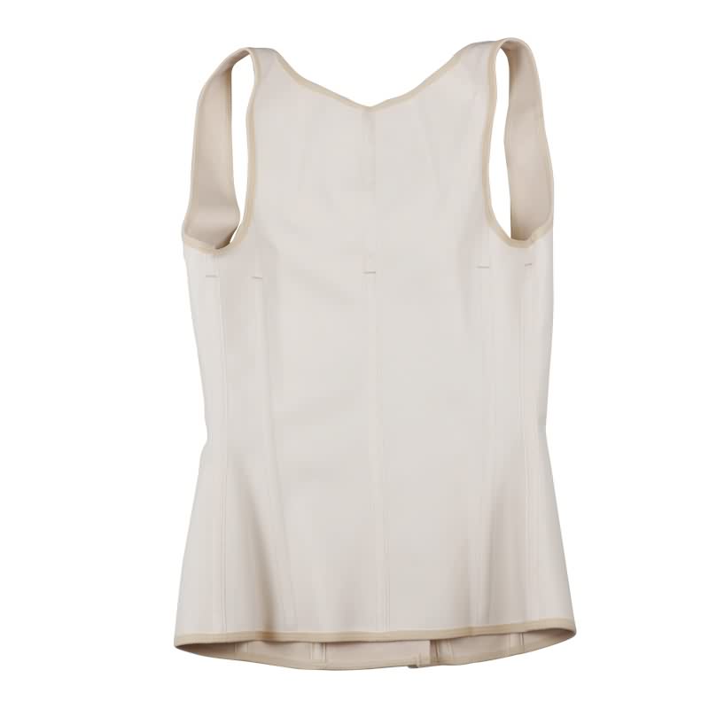 back of no latex waist trainer for workout