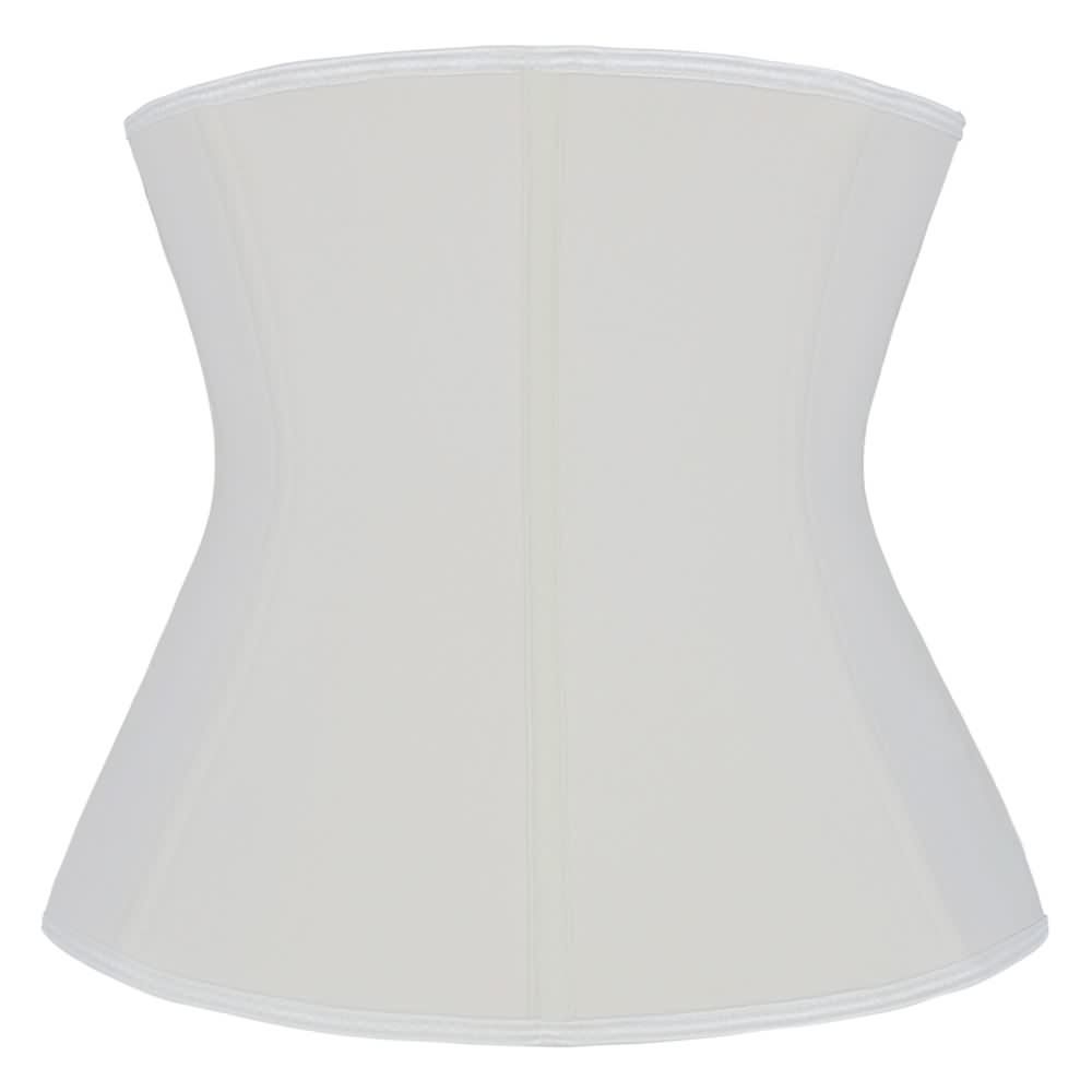 back of custom made waist training corsets