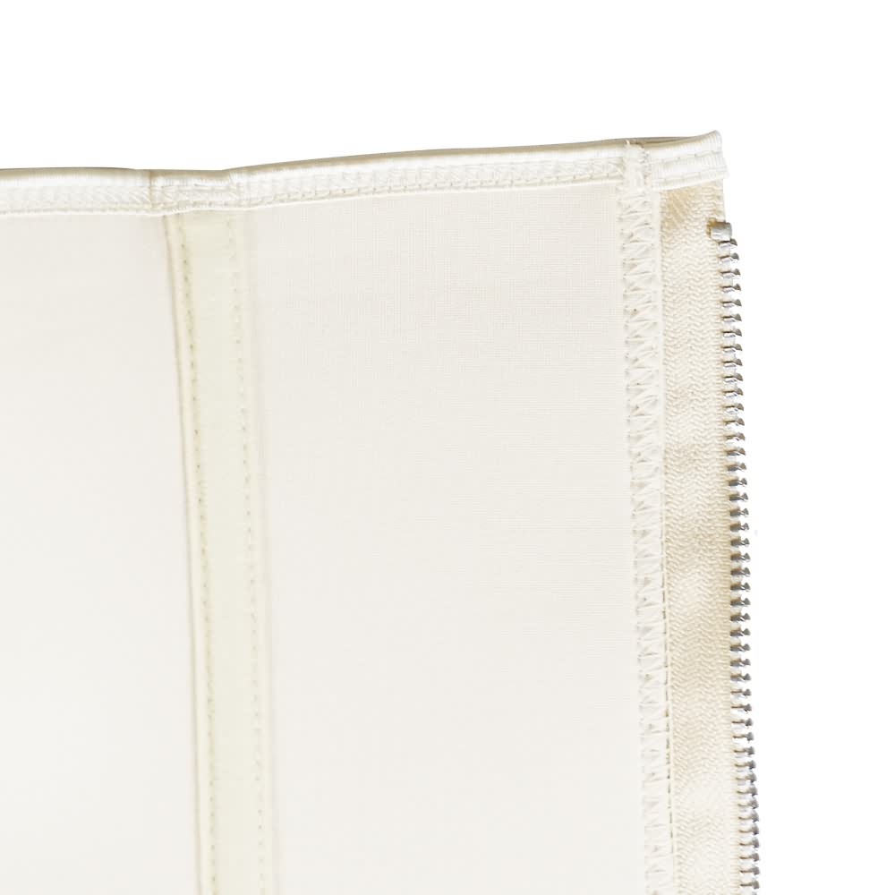 zipper of custom made waist training corsets
