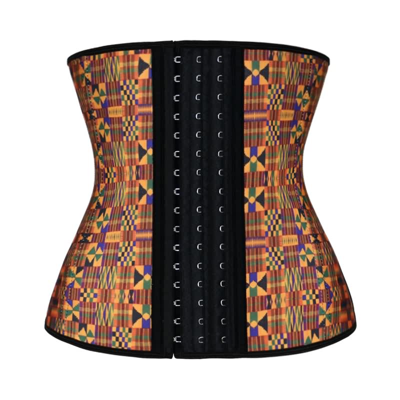front of high quality waist training corsets
