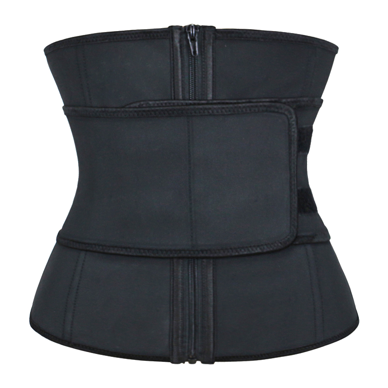 waist training corset with zipper