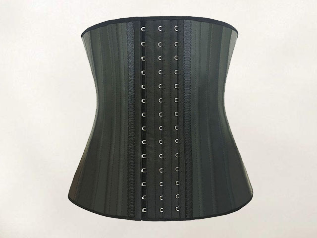 25 Steel Boned Durable Corset Cincher by front view
