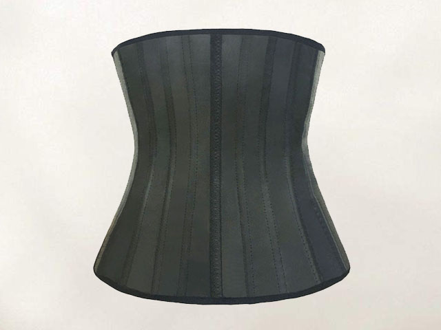 25 Steel Boned Durable Corset Cincher by back view