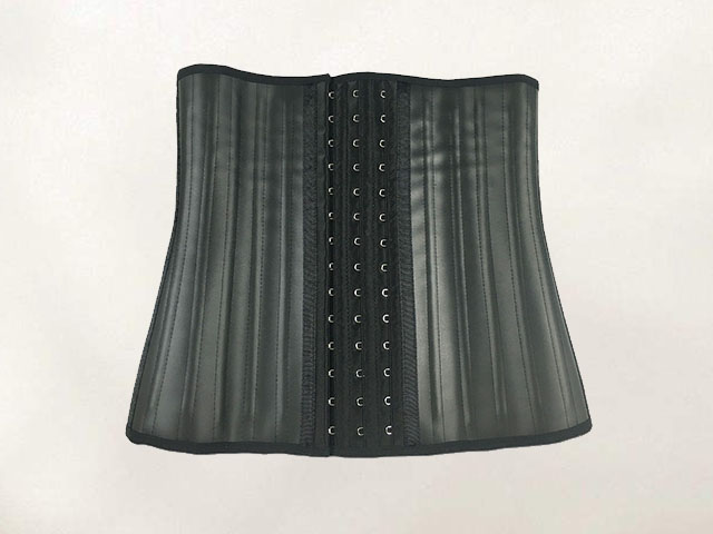 display 25 Steel Boned Durable Corset Cincher by front view