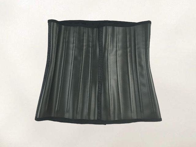 display 25 Steel Boned Durable Corset Cincher by back view