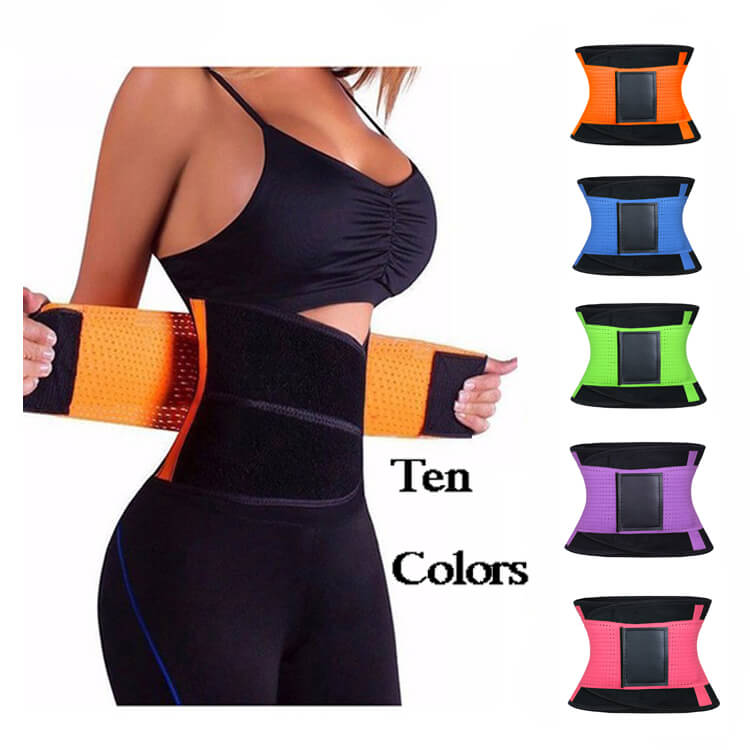 Ten Colors Sweat Belt Waist Trimmer Belt Waist Girdle MH1660