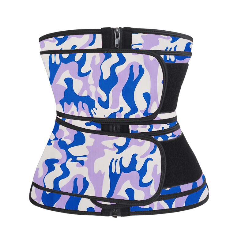 Waist Trainer Double Belt Purple