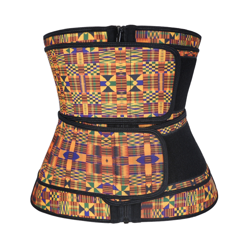 Waist Trainer Double Belt Golden