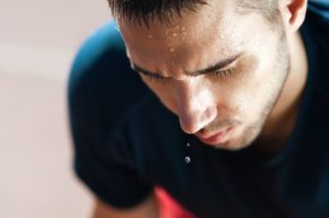 runner Sweating exercise