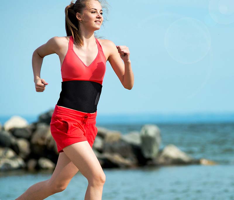 Can running with a waist trainer belt thin the waist?