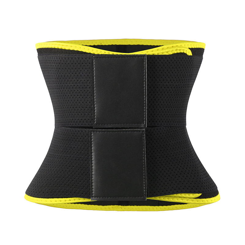 yellow exercise waist trainer