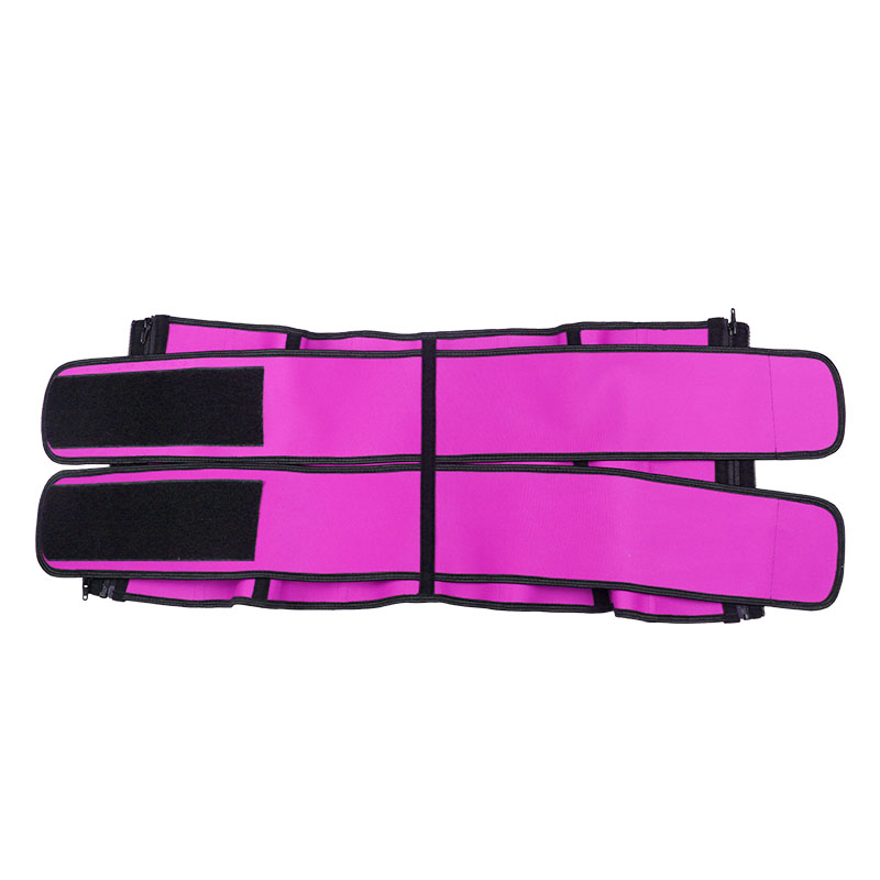 pink custom steel boned waist trainer