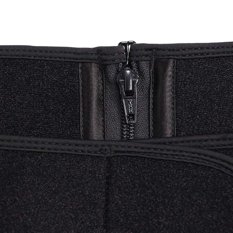 The ykk zipper of Body Shaping Pants With Logo