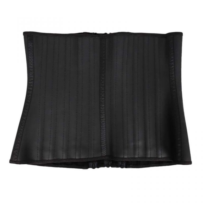 Three Detachable YKK Zipper Smooth Leather Waist Trainer