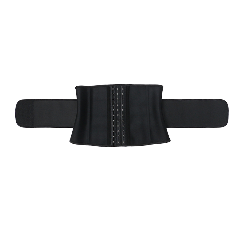 Front view of short waist trainer half-extension