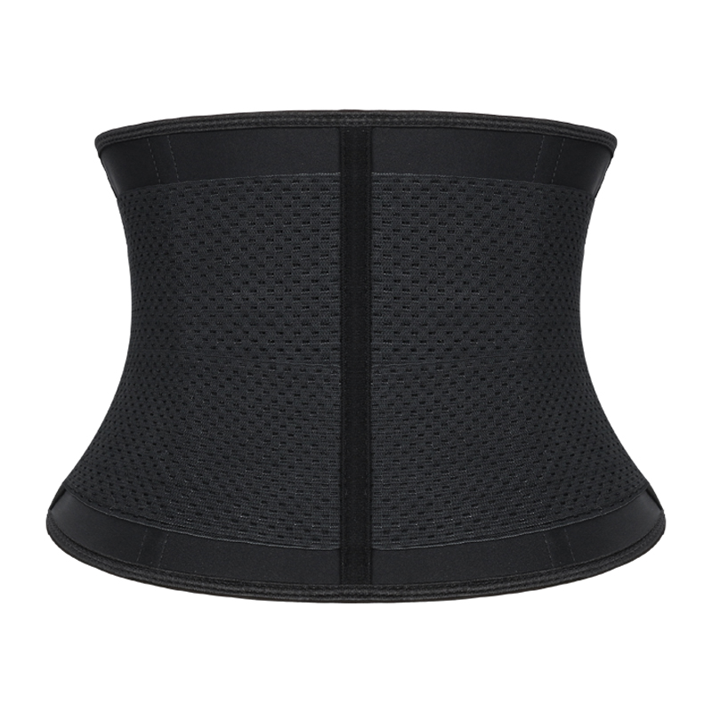 Rear view of double-belt three-breasted body shaper