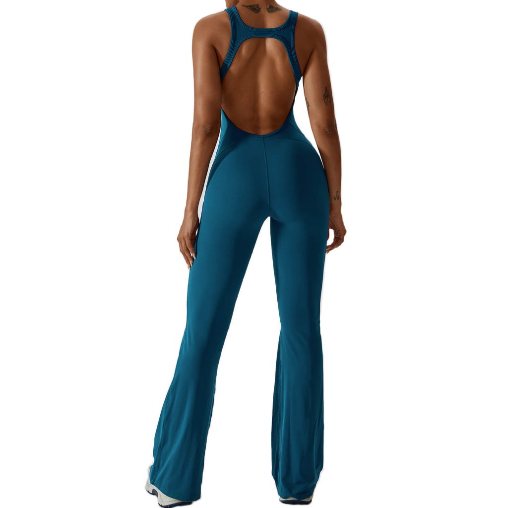 Wholesale Yoga Bodysuit Cami Top Flare Bodysuit, Factory Price