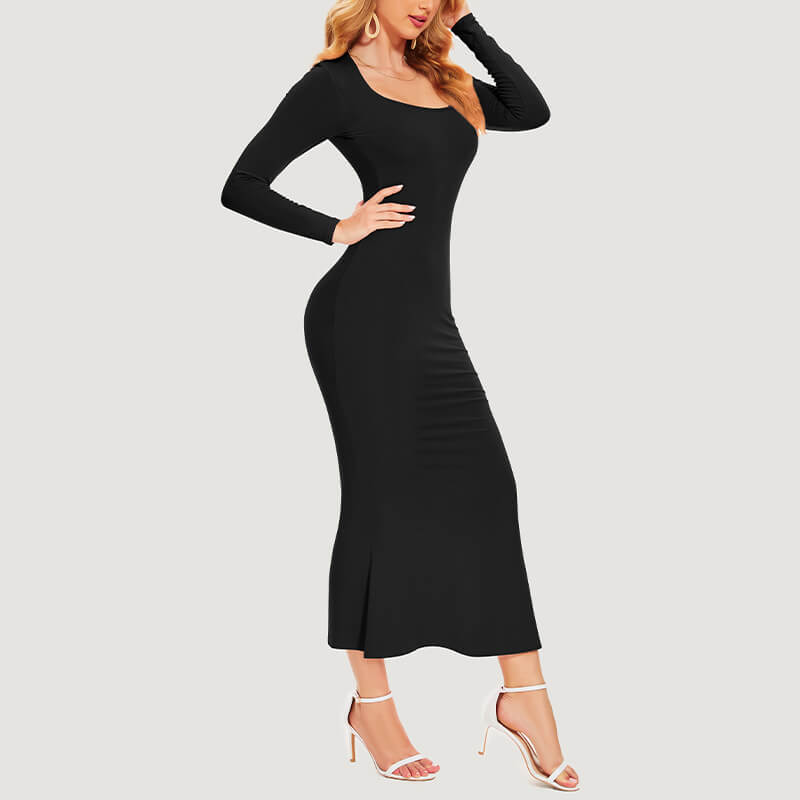 soft lounge long sleeve dress