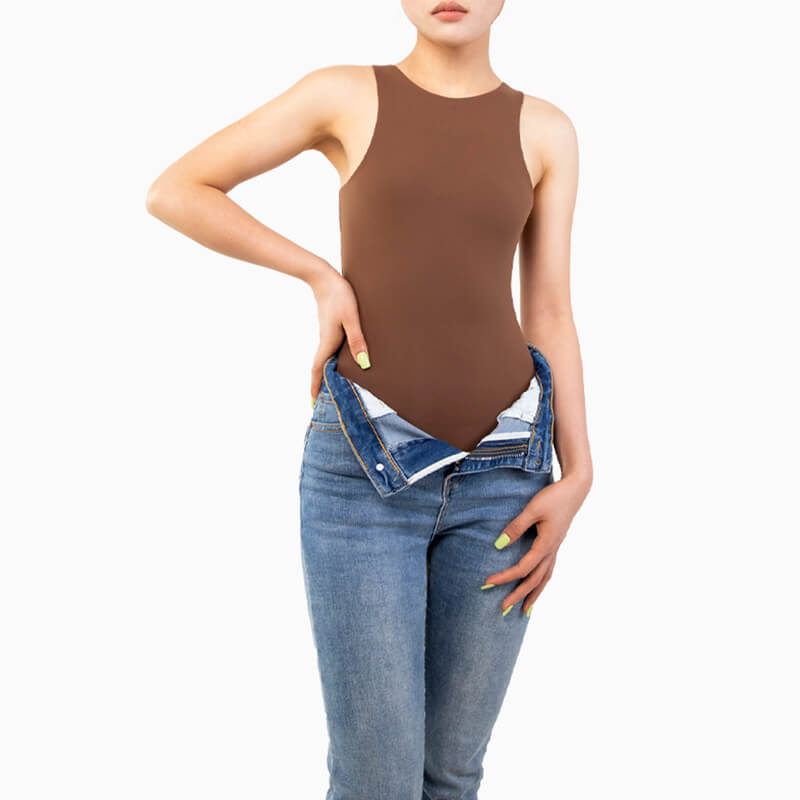 high neck body suit