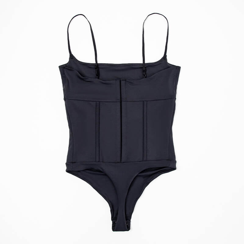 Black Corset Bodysuit
