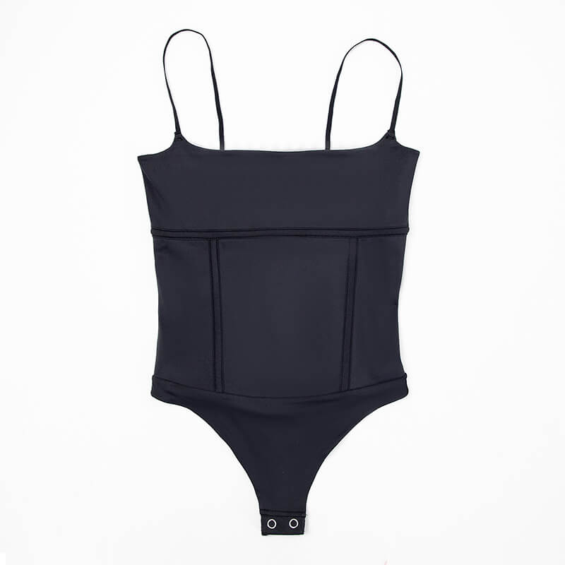 Black Corset Bodysuit
