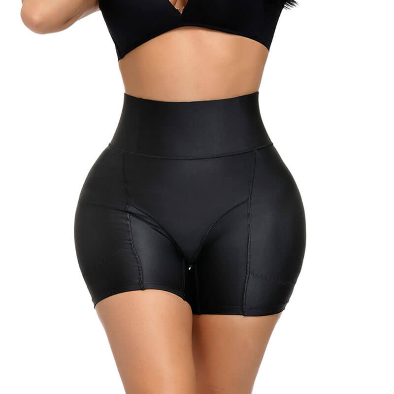 black shapewear with butt pads