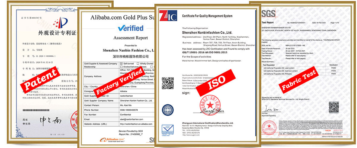 NANBIN Product certification