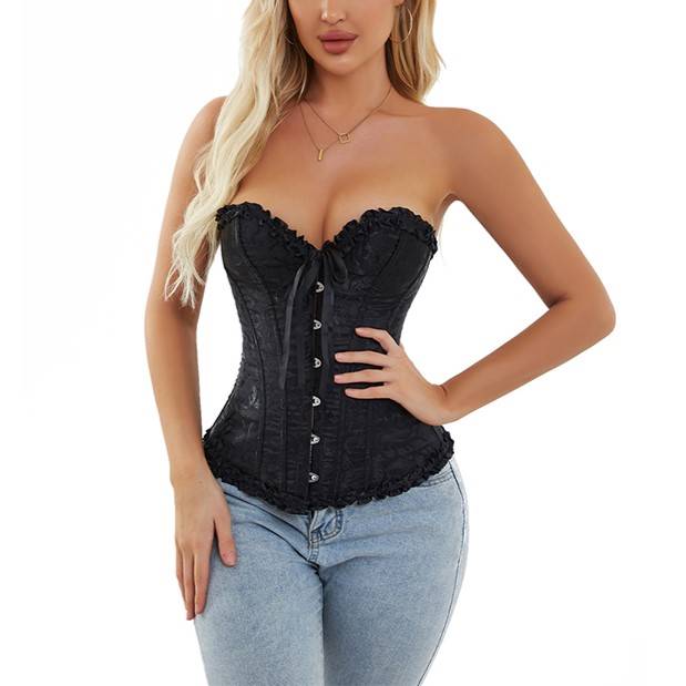 Lace Up Back Corset Top
