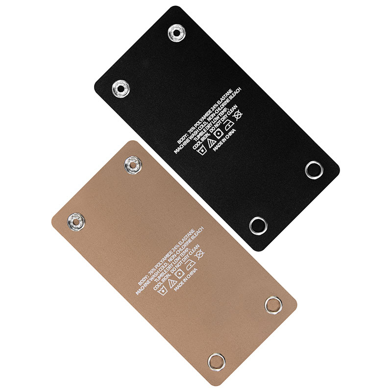 adult bodysuit snap extender lays flat on a white background showing the interior